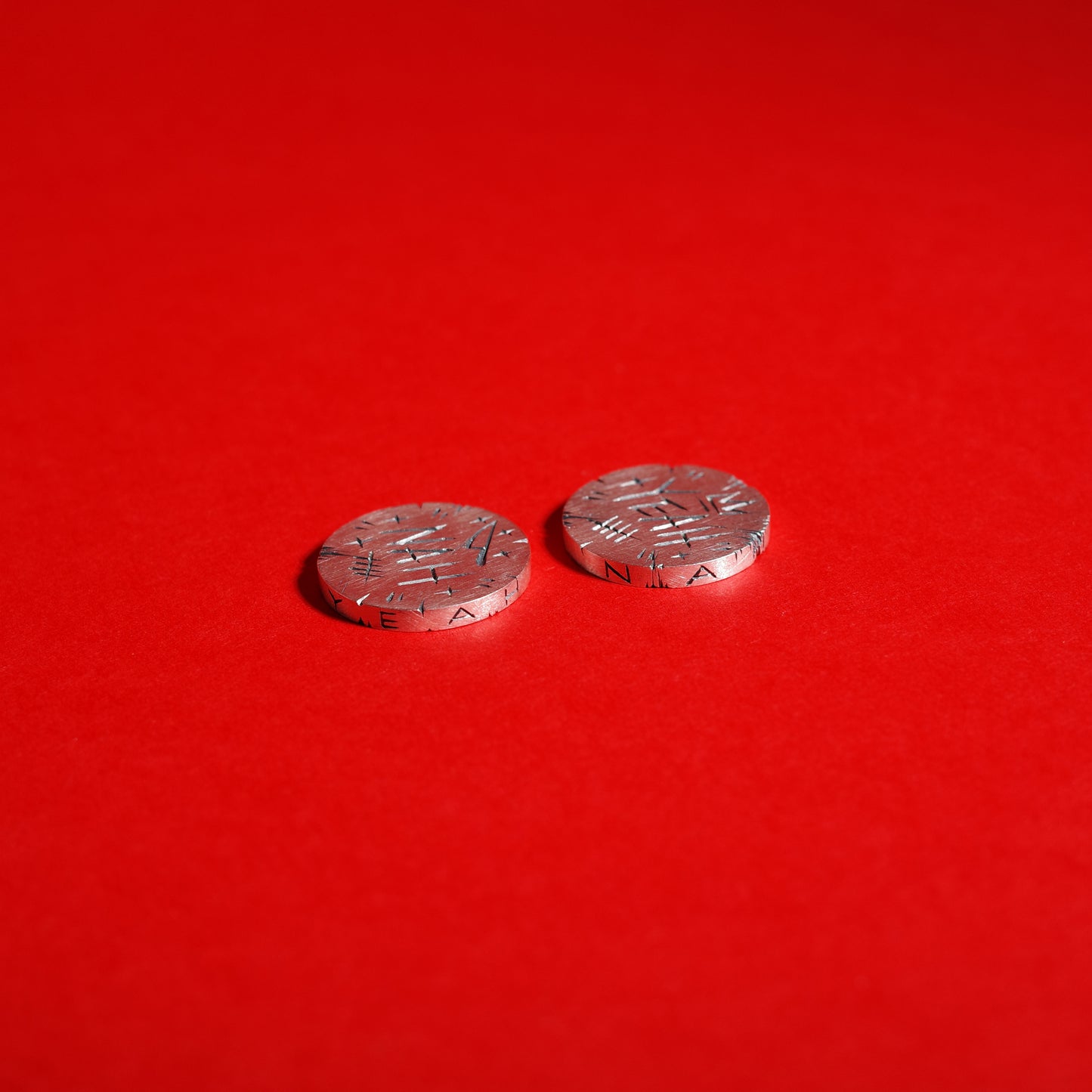 HEADS AND TAILS COINS (SET OF TWO)